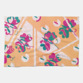  Art Deco Jazz Pochoir Garden Butterflies Theedoek (Horizontaal)