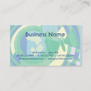  Art Deco Jazz Pochoir Garden Butterflies Visitekaartje