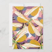 Art Deco Jazz Pochoir Garden Dragonflies (Voorkant)
