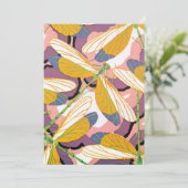 Art Deco Jazz Pochoir Garden Dragonflies (Staand voorkant)