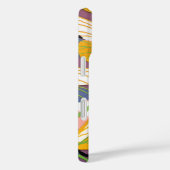  Art Deco Jazz Pochoir Garden Dragonflies Case-Mate iPhone Case (Achterkant / Rechts)