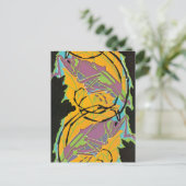 Art Deco Jazz Pochoir Garden Grasshoppers Briefkaart (Staand voorkant)