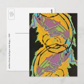 Art Deco Jazz Pochoir Garden Grasshoppers Briefkaart (Voorkant / Achterkant)