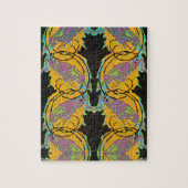  Art Deco Jazz Pochoir Garden Grasshoppers Legpuzzel (Verticaal)