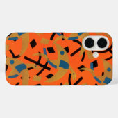  Art Deco Jazz Pochoir Golden Animal Case-Mate iPhone Case (Achterkant (horizontaal))