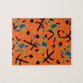  Art Deco Jazz Pochoir Golden Animal Legpuzzel (Horizontaal)