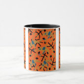 Art Deco Jazz Pochoir Golden Animal Mok (Midden)