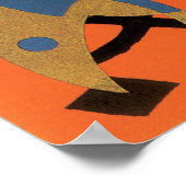  Art Deco Jazz Pochoir Golden Animal Poster (Hoek)