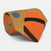 Art Deco Jazz Pochoir Golden Animal Stropdas (Opgerold)