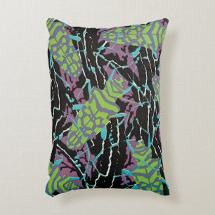 Art Deco Jazz Pochoir Kevers in de Tuin Oudheid Decoratief Kussen