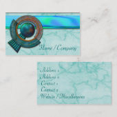 Art Deco Jewels Blue Visitekaartje (Voorkant / Achterkant)