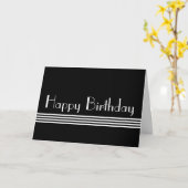 Art Deco Kaart (Gele Bloem)