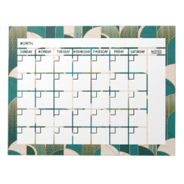 Art Deco Kalender Notitieblok
