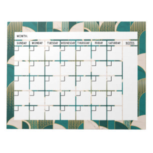 Art Deco Kalender Notitieblok