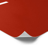  art deco kalm houden en obster aanhouden poster (Hoek)