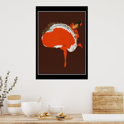 Art Deco kan  afdrukken Poster bieden (Keuken)