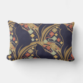 Art Deco Kat Bloem Motief Kussens