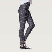 Art Deco Kat Bloem Motief Leggings (Rechts)