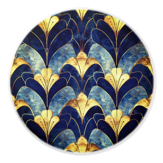 Art Deco Keramische Knop (Voorkant)