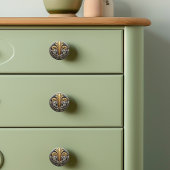 Art Deco Keramische Knop