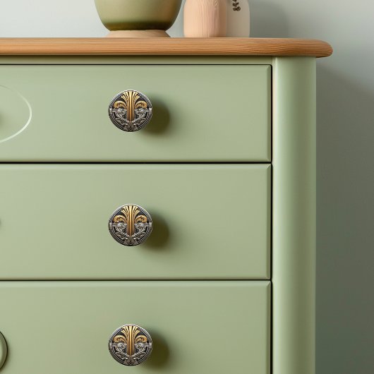 Art Deco Keramische Knop