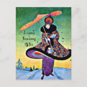 Art Deco-kerst Feestdagenkaart (Voorkant)