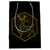 Art Deco Kerst Reindeer Cadeautas (Voorkant)