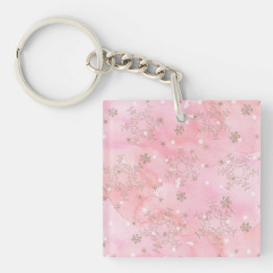 Art Deco-kerst Sleutelhanger