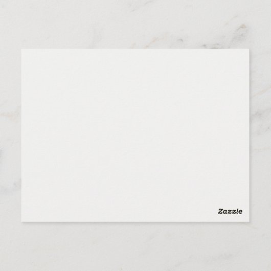 Art Deco Kerstbomen briefkaart (Achterkant)