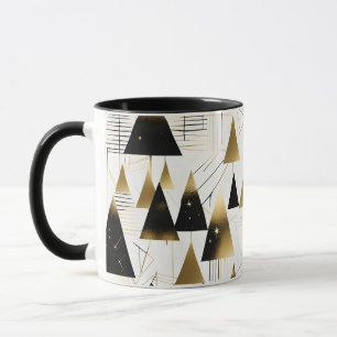art deco kerstbomen koffiemok mok