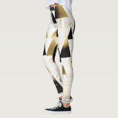 art deco kerstbomen leggings (Links)