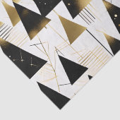 Art Deco Kerstbomen Weefselpapier Tissuepapier (Detail)