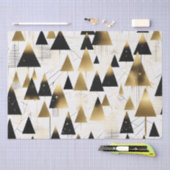 Art Deco Kerstbomen Weefselpapier Tissuepapier (Craft)