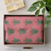 Art Deco Kerstboom Tissuepapier (Geschenk)