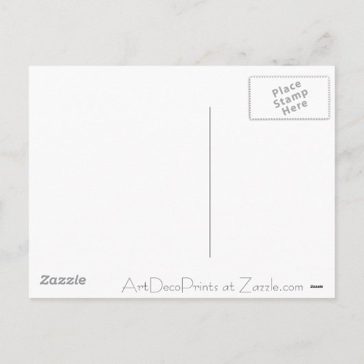 Art Deco Kerstkaarsen Feestdagenkaart (Achterkant)