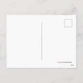 Art deco Kerstmensen Vakantie briefkaart (Achterkant)