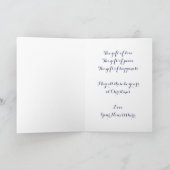  Art Deco Kerstmis, Pas getrouwd Dance Feestdagen Kaart (Binnen)