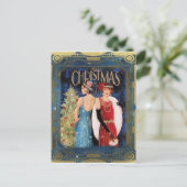 Art Deco-kerstMode Briefkaart (Staand voorkant)