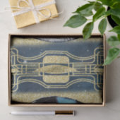 Art Deco-kerstvrouw-ontkoppeling Tissuepapier (Geschenk)