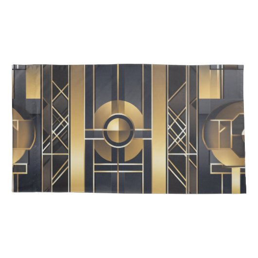 Art Deco King Kussensloop (Achterkant)