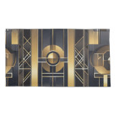 Art Deco King Pair Kussensloop (Achterkant-Links)