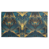 Art Deco King Pair Kussenslopen (Voorkant-Links)