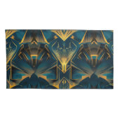 Art Deco King Pair Kussenslopen (Achterkant-Rechts)