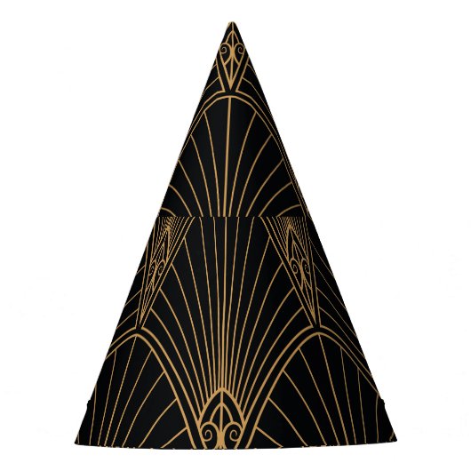 Art deco: klassiek geometrisch patroon. feesthoedjes (Voorkant)