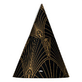 Art deco: klassiek geometrisch patroon. feesthoedjes (Links)