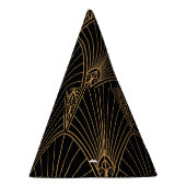 Art deco: klassiek geometrisch patroon. feesthoedjes (Rechts)