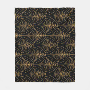 Art deco: klassiek geometrisch patroon. fleece deken