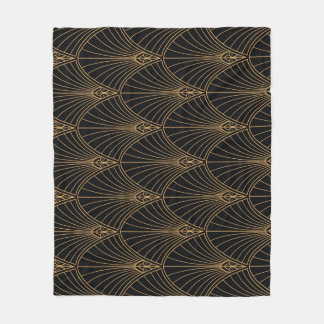 Art deco: klassiek geometrisch patroon. fleece deken