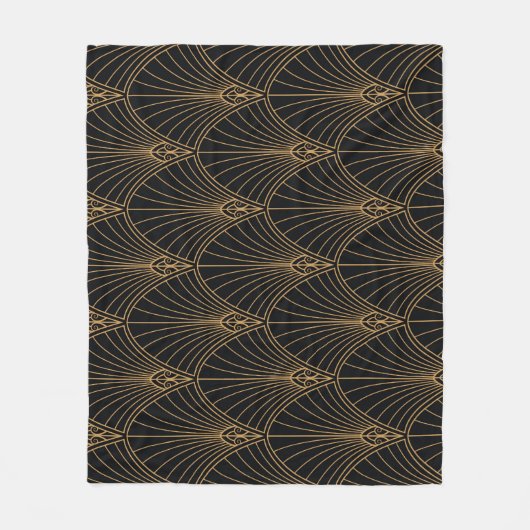 Art deco: klassiek geometrisch patroon. fleece deken (Voorkant)