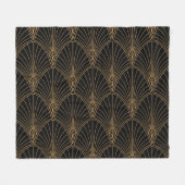 Art deco: klassiek geometrisch patroon. fleece deken (Voorkant (Horizontaal))